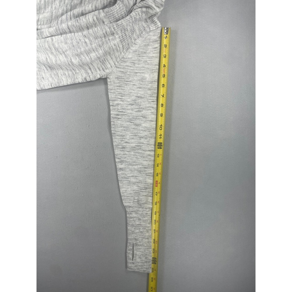 Dakini Womens Hoodie Sweater Pullover Gray Space Dye Cotton Blend S - Picture 6 of 8